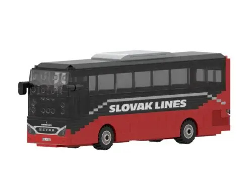 Custom brick set - Slovak Lines bus