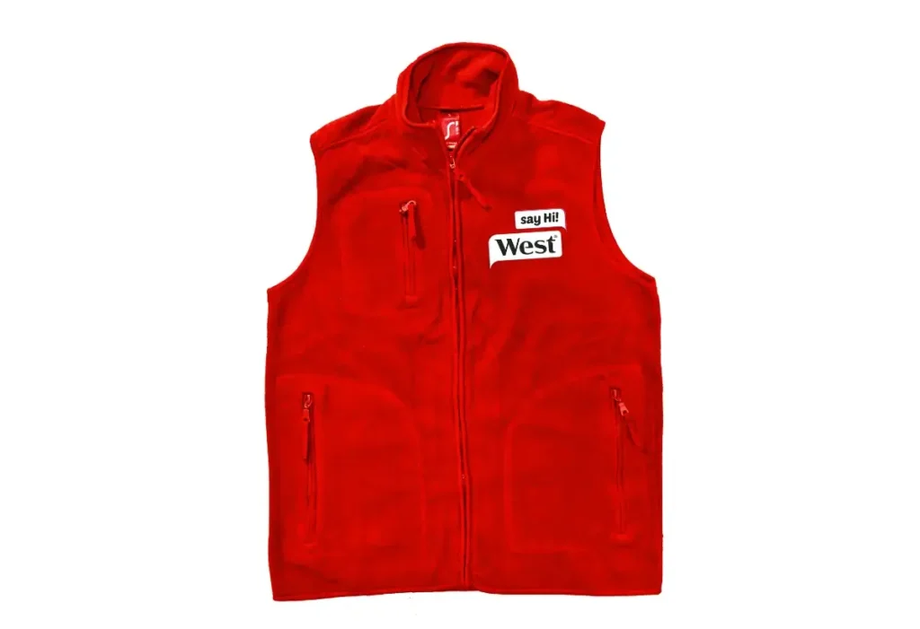 Custom-printed gilets